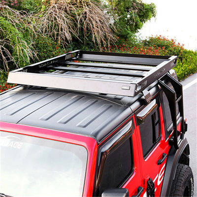 JEEP 4x4 Aluminium Alloy Mobil Atap Bagasi Tray Platform Atap Rak Basket untuk JK JL TJ