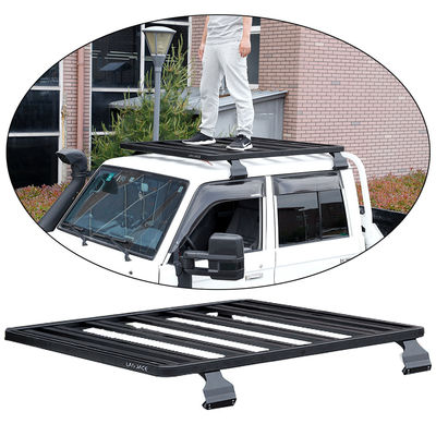 Aluminium Alloy Akzo Nobel Powder Coated Pioneer Roof Racks untuk Toyota LC79 Pembayaran T/T