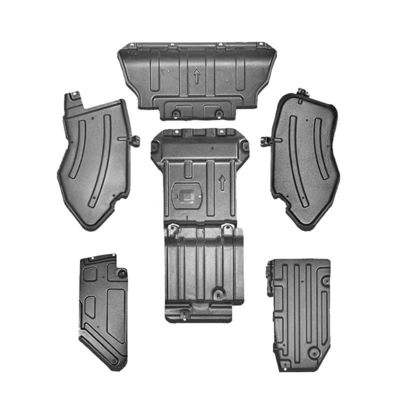 1810*870*8mm Off Road Aluminium Alloy Under Engine Cover Mud Flap Guard Skid Plate untuk JEEP Wrangler JL JK