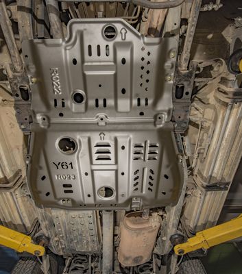 Mesin Skid Plate untuk Nissan Patrol Y61 GR V Pickup Magnesium Aluminium Alloy Material
