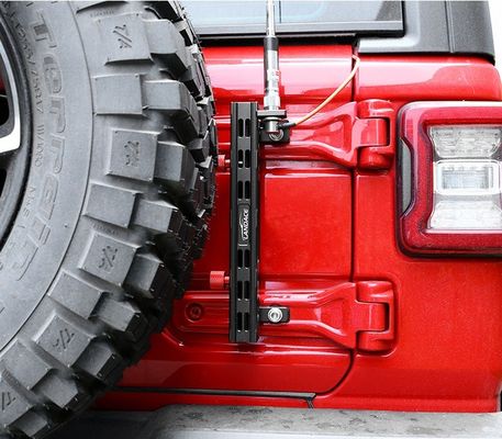 Batang dinding eksterior tiang bendera tiang bendera untuk aksesoris Jeep Wrangler Ukuran 323X78X86mm