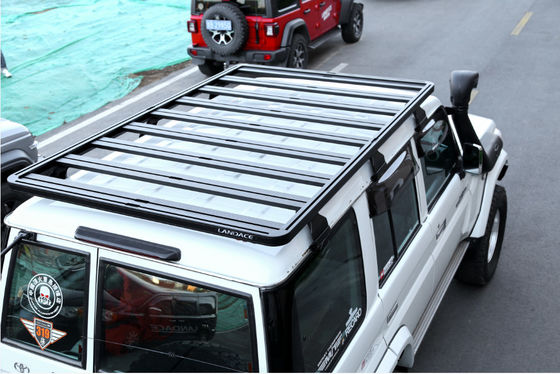 Racks atap aluminium paduan berlapis bubuk khusus 189x122x30 Dimensi