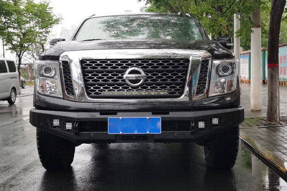 Cocok untuk Nissan Titan 4X4 Aksesoris Bumper Bagian Mobil Winch Bull Bar Bumper Mobil Depan