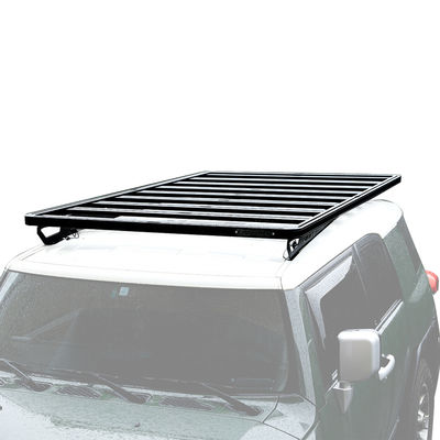 2110X1195 Customized Aluminium Powder Coated Baggage Basket Roof Rack Ideal untuk LC150