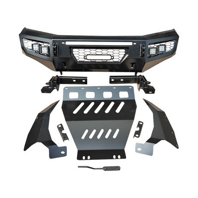 NP300 Black Winch Bull Bar Front Bumper Bumper Belakang Dengan Pengangkut Ban untuk Nissan Navara