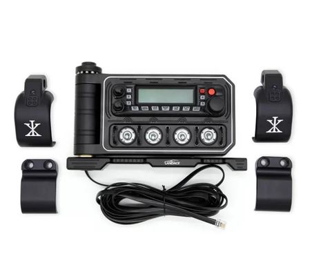 Red Off-road Vehicle Accessories Universal Aluminium Alloy Center Console Vehicle Radio Station Switch Panel