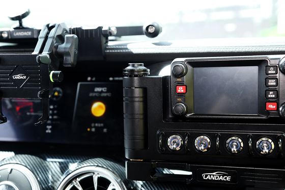 Red Off-road Vehicle Accessories Universal Aluminium Alloy Center Console Vehicle Radio Station Switch Panel