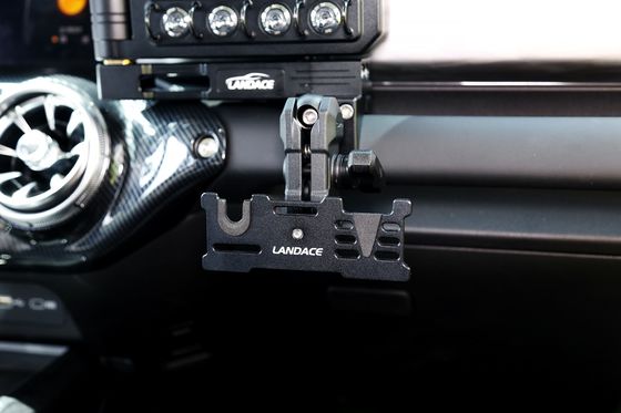 Red Off-road Vehicle Accessories Universal Aluminium Alloy Center Console Vehicle Radio Station Switch Panel