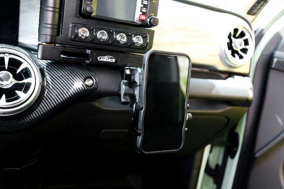 Red Off-road Vehicle Accessories Universal Aluminium Alloy Center Console Vehicle Radio Station Switch Panel
