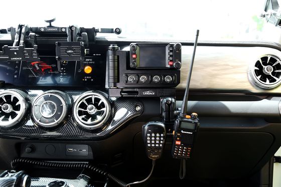 Red Off-road Vehicle Accessories Universal Aluminium Alloy Center Console Vehicle Radio Station Switch Panel