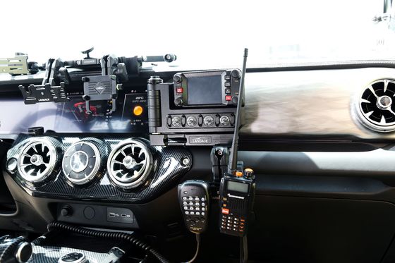 Red Off-road Vehicle Accessories Universal Aluminium Alloy Center Console Vehicle Radio Station Switch Panel