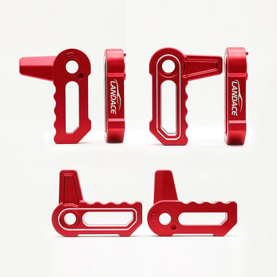 Red 4x4 Vehicle Exterior Accessories Hard Top Roof Removal Switch Handle untuk tahun 2007 Jeep Wrangler JK JL