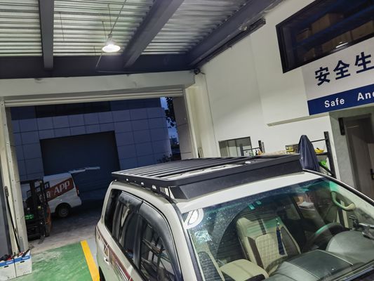 Rak atap mobil berkapasitas tinggi aluminium untuk Toyota Land Cruiser LC 200