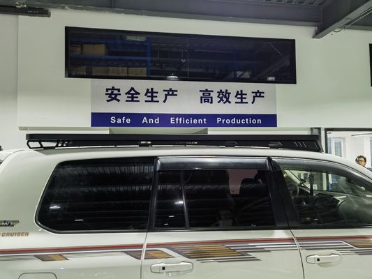 Rak atap mobil berkapasitas tinggi aluminium untuk Toyota Land Cruiser LC 200