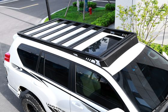 Atap Gunung Platform atap beban berat untuk Toyota Prado LC 150 Aluminium Rak atap mobil