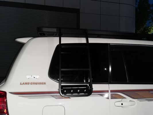 Universal Black Aluminium Alloy TOYOTA LAND CRUISER LC200 Rak Atap Mobil Panjang Dengan Atap Matahari