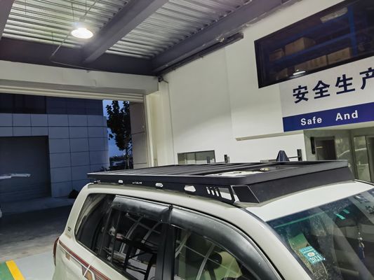 TOYOTA LC200 Mobil Model Tinggi- 4X4 Aluminium Solar Mobil Rak Atap Dengan Backbone Mounting