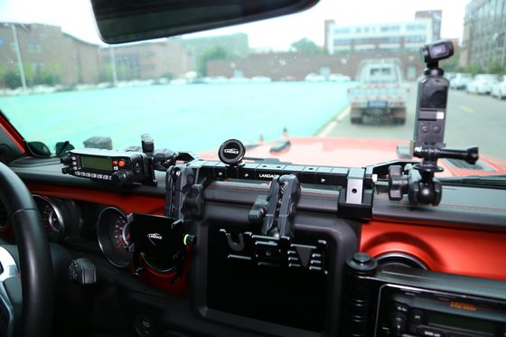 Jeep Wrangler JL Aluminium Center Console Bracket Dashboard Mount untuk Pemegang Telepon Mobil