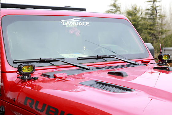 Aluminium Alloy Hitam LED Driving Light A Pilar Mounting Bracket untuk Wrangler JL JK