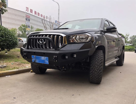 T60 Pickup Maxus Auto Parts Winch Bull Bar Bagian Depan Bumper Bagian Belakang Bumper Dengan Pengangkut Ban Jerrycan