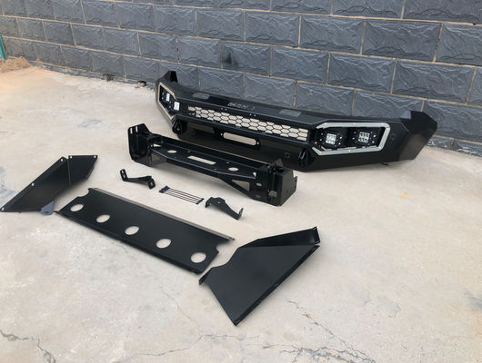 Volkswagen Amarok Auto Parts Steel Winch Bull Bar Front Bumper dengan Pengangkut Ban