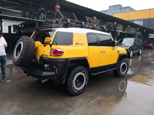 OEM Toyota FJ Cruiser Winch Bull Bar Bagian Depan Bumper Bagian Belakang Bumper dengan Pengangkut Ban Jerrycan