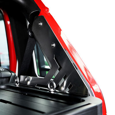 Landace Logo Desain Unik Powder Coated Storage Shelf untuk Jeep Wrangler Gerbang Belakang