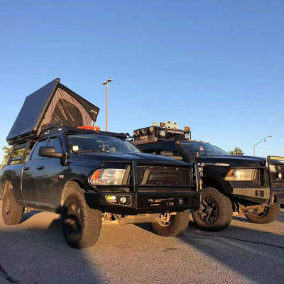 DONGE RAM 4x4 Aksesoris Otomotif Winch Bumper Belakang dengan Pengangkut Ban dan Pemegang Jerrycan