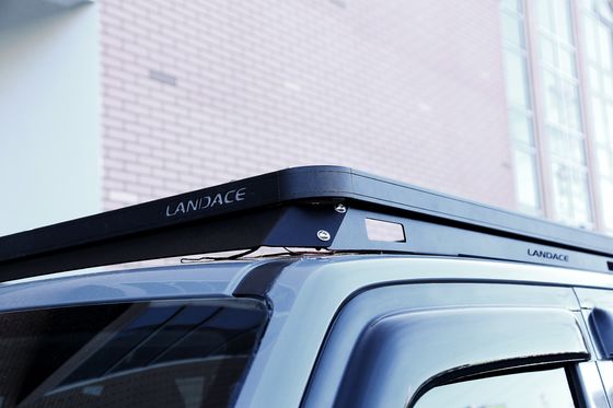 Landace Logo 4x4 Aksesoris eksterior kendaraan Aluminium Wind Fairing Roof Rack Tray Platform Luggage Bracket Untuk Tangki 300 BLACK