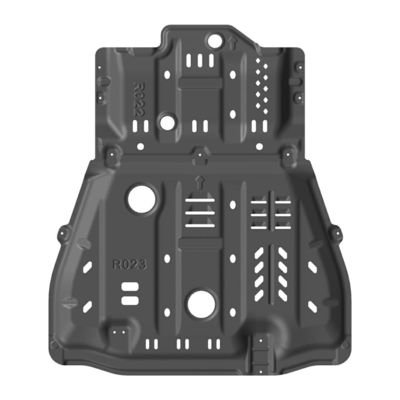 Hitam 4x4 Aksesoris eksterior Aluminium Alloy Nissan Patrol Y61 Skid Plate Engine Guard Plate Perlindungan bawah tubuh