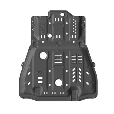 Hitam 4x4 Aksesoris eksterior Aluminium Alloy Nissan Patrol Y61 Skid Plate Engine Guard Plate Perlindungan bawah tubuh