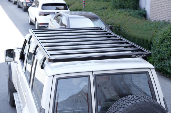 Rak atap datar aluminium yang kokoh dan tahan lama Rak bagasi kargo untuk NISSAN Y60