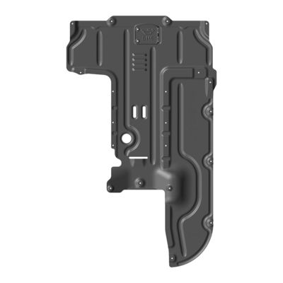 Powder Coating BMW Transmission Skid Plate Protective Plate untuk Perlindungan Bawah Badan Tinggi-