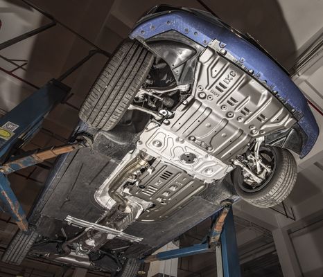 BMW Eksterior Aksesoris Aluminium Alloy Skid Plate dengan Powder Coating
