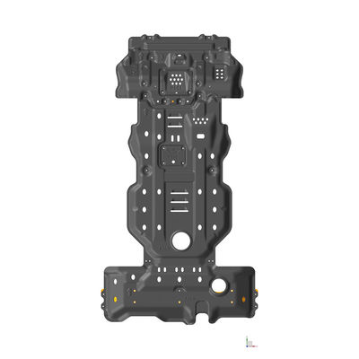 Aluminium Alloy Bash Plate Untuk Toyota Prado LC120 Aluminium Skid