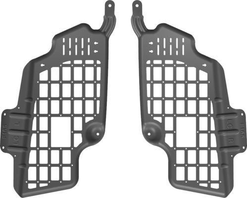 Panel penyimpanan jendela belakang Black Molle yang nyaman untuk peralatan offroad dan alat pemulihan