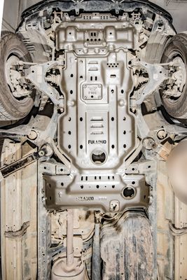 Tank bahan bakar dan Transmisi Transfer Case Perlindungan untuk Toyota Prado LC120 di Orange