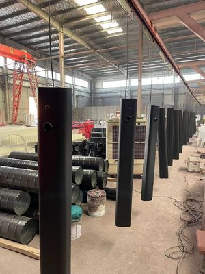 High- 4WD Black Powder Coating Aluminium Road Shower untuk Camping OEM Service Diterima