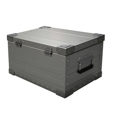 Aluminium Alloy Outdoor Camping Storage Box dengan desain fungsional dan lapisan bubuk