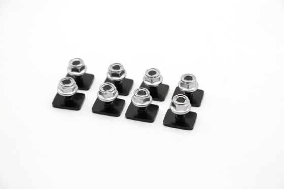 Black Powder Coated CNC Roof Rack dengan Desain Unik dan Eyebolt Eye Nut Stainless Steel