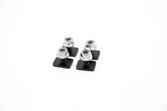 Black Powder Coated CNC Roof Rack dengan Desain Unik dan Eyebolt Eye Nut Stainless Steel