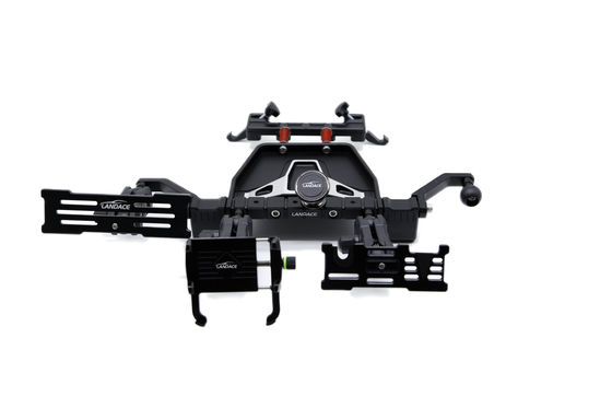 Aluminium Alloy Multi-function Center Console Bracket untuk Jeep Wrangler Tahun 2013-2017