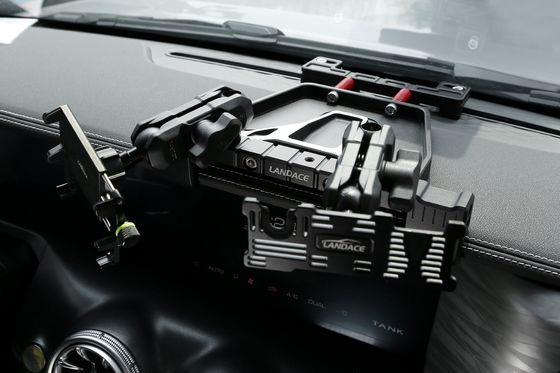 Aluminium Alloy Multi-function Center Console Bracket untuk Jeep Wrangler Tahun 2013-2017