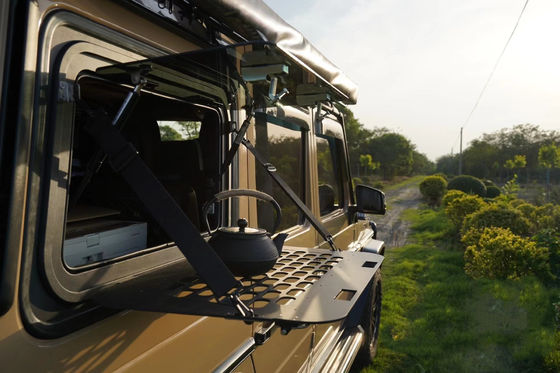 Aluminium Alloy Rear Gullwing Window Untuk Mercedes G-Class W463 Dalam 1989
