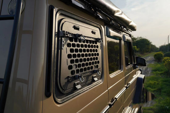 Aluminium Alloy Rear Gullwing Window Untuk Mercedes G-Class W463 Dalam 1989