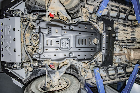 Chassis mobil 4x4 Akses eksteriordries Aluminium Alloy Steel FJ Cruiser Chassis Skid Plate Penjaga Mesin