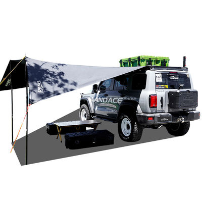 Ruang Besar Ruang Besar Komfort Luar Ruang Waterproof Awning 4x4 Off Road Ringan Berat Tenda Atap Hard