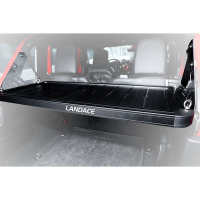 Jeep Cargo Internal Storage Shelf Aluminium Hitam Ekstrusi Digunakan untuk Produk Penyimpanan