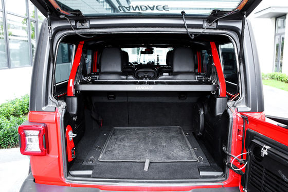 Jeep Cargo Internal Storage Shelf Aluminium Hitam Ekstrusi Digunakan untuk Produk Penyimpanan
