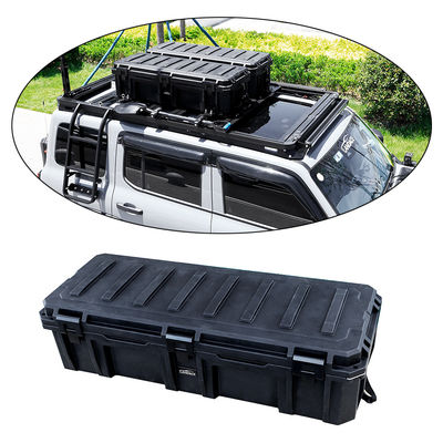 110L Heavy Duty Car Roof Rack Dipasang Kotak Alat Listrik dengan Roda dan Bundel Kasus